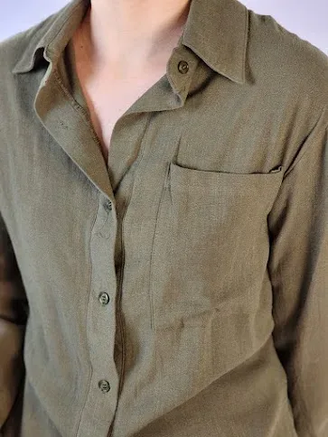 Camisa para dama color verde