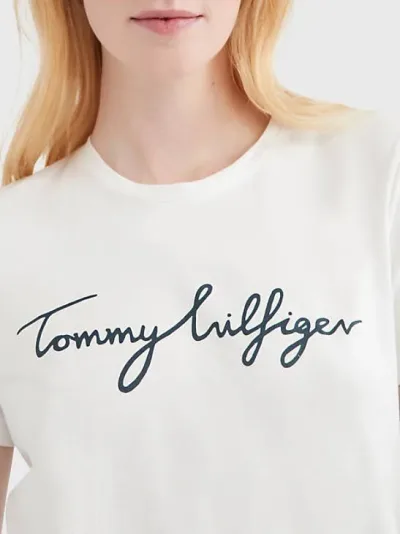Camiseta Tommy Hilfiger para dama color blanco