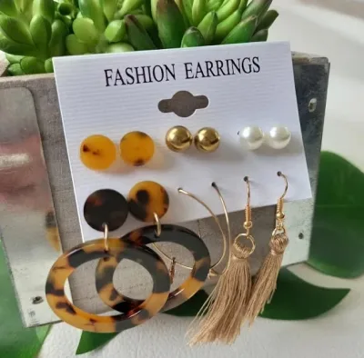 Aretes de fantasía para dama