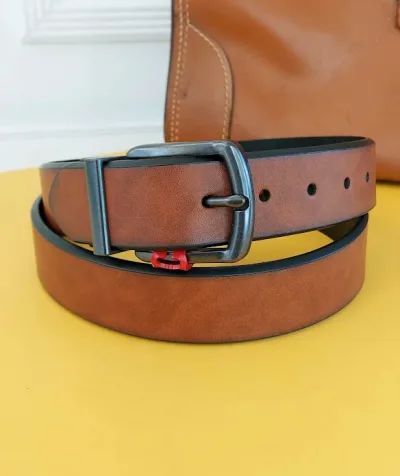 Faja Levis para caballero reversible café y negro