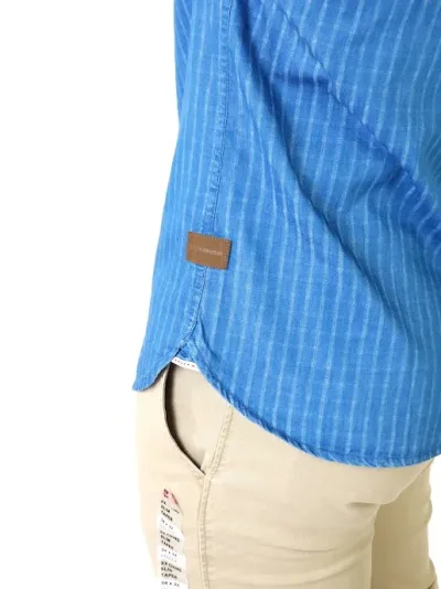 Camisa Hummer para caballero color azul claro