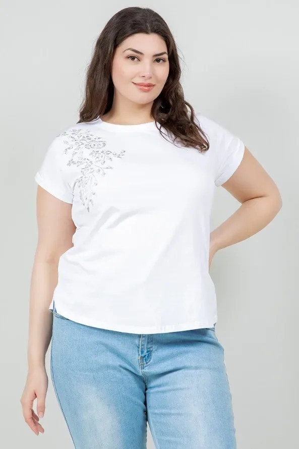 Blusa color blanco para Dama
