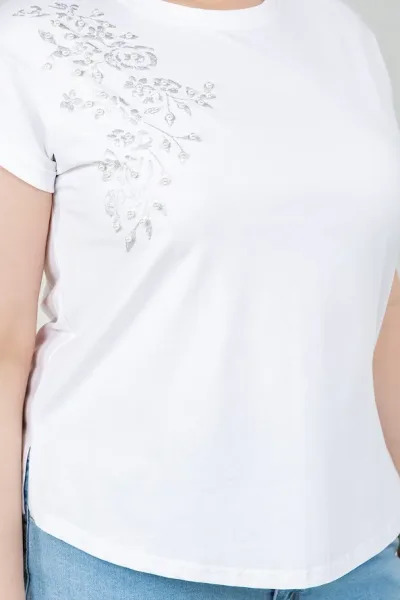 Blusa color blanco para Dama