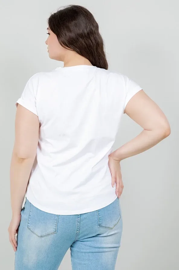 Blusa color blanco para Dama