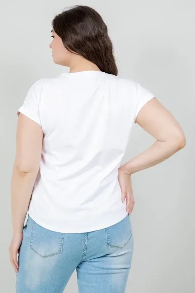Blusa color blanco para Dama