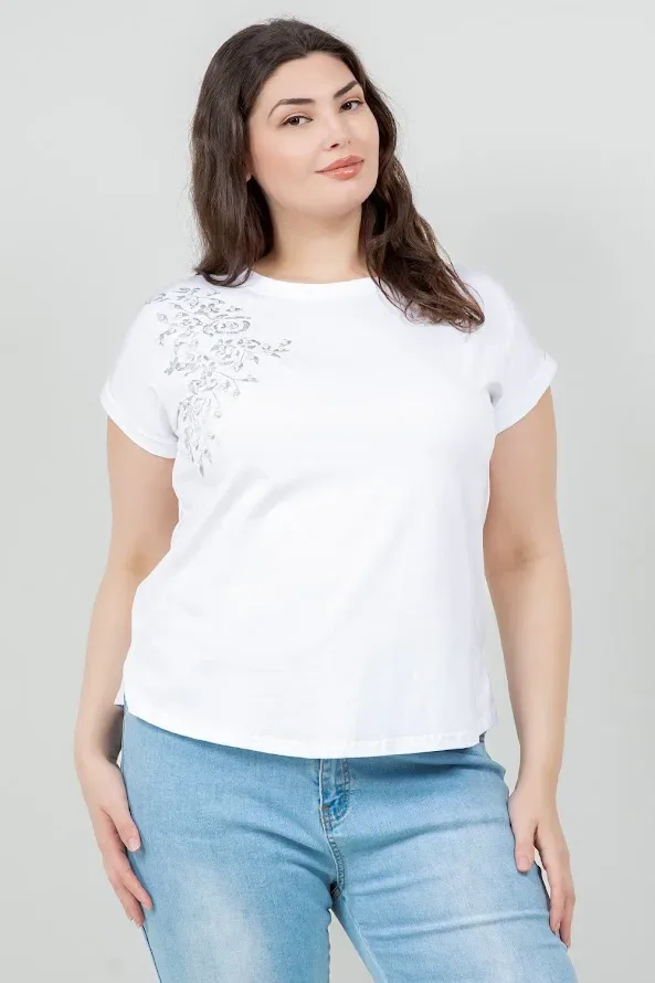Blusa color blanco para Dama