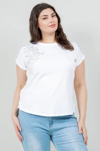 Blusa color blanco para Dama