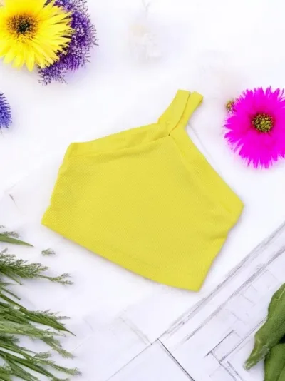 Blusa para niña color amarillo