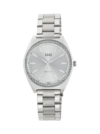 Reloj Q&Q para dama Q91A-001PY COLOR PLATEADO
