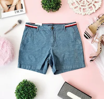 Short Tommy Hilfiger para dama mezclilla