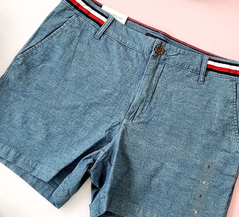 Short Tommy Hilfiger para dama mezclilla