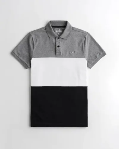 Camiseta Hollister para caballero multicolor