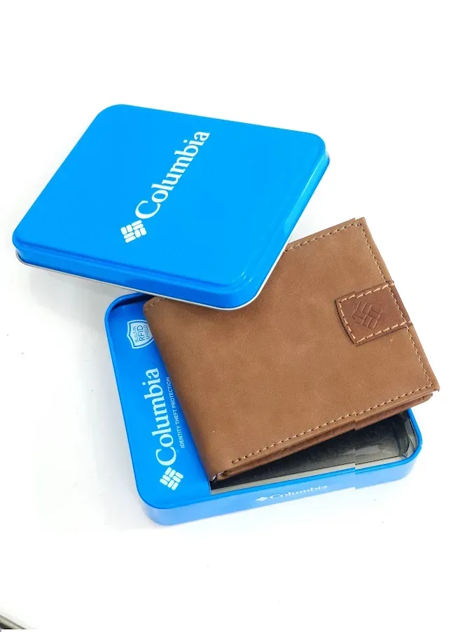 Billetera Columbia color café