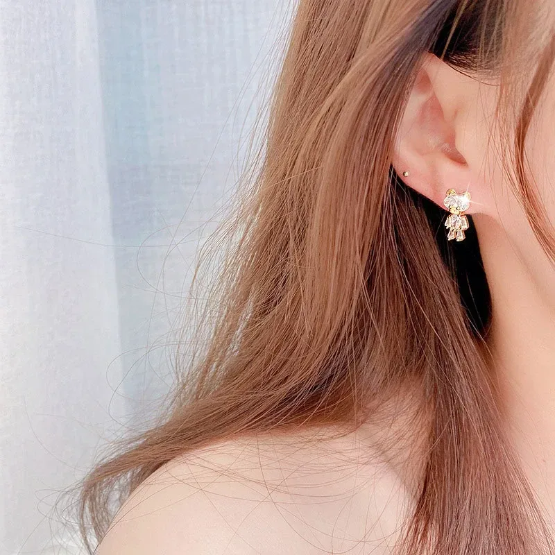 Aretes de fantasía de Oso.