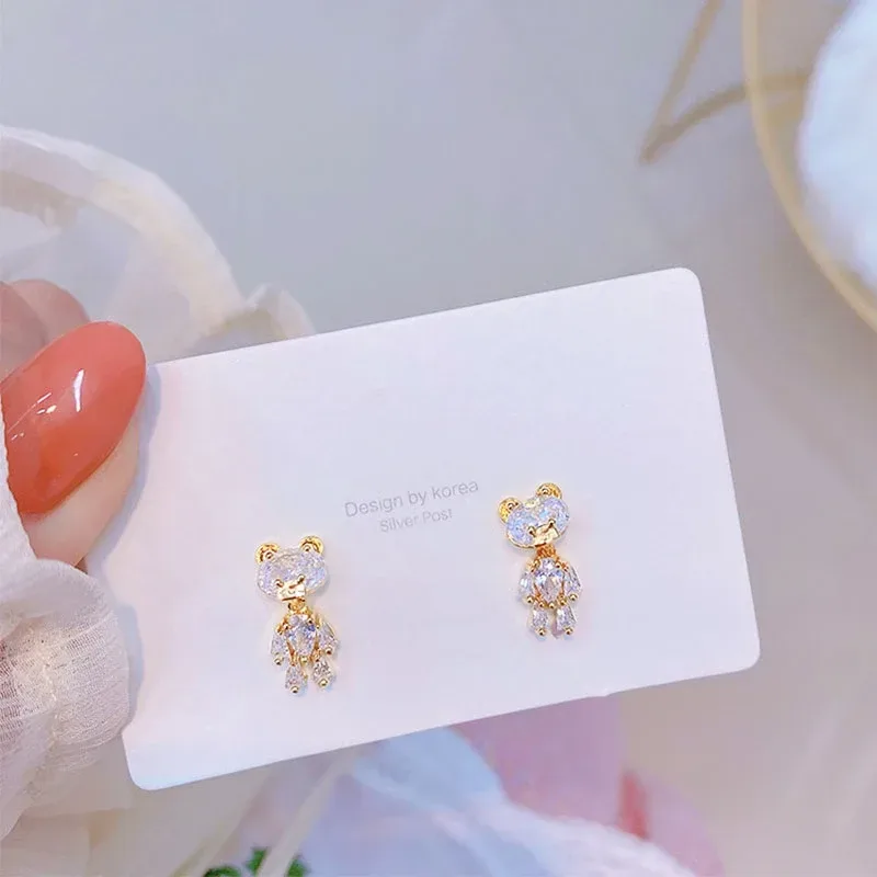Aretes de fantasía de Oso.