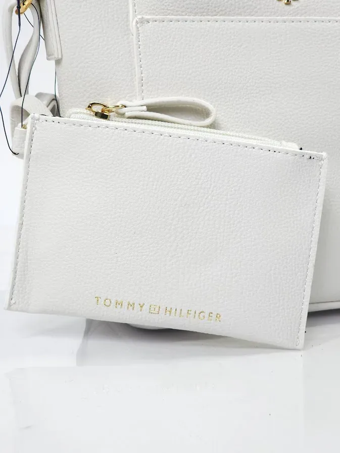 Bolso Tommy Hilfiger para dama color blanco