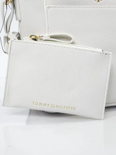 Bolso Tommy Hilfiger para dama color blanco