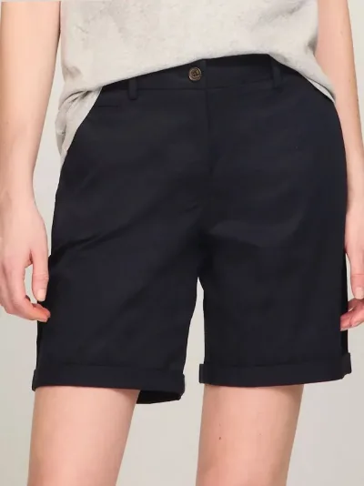 Short Tommy  Hilfiger para Dama azul