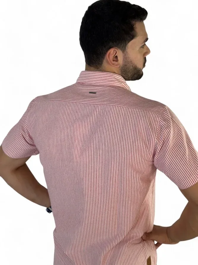 Camisa Hummer para caballero BS03-OR-RD