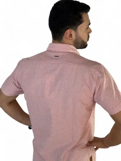 Camisa Hummer para caballero BS03-OR-RD