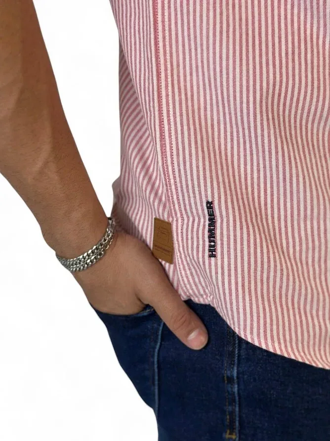 Camisa Hummer para caballero BS03-OR-RD