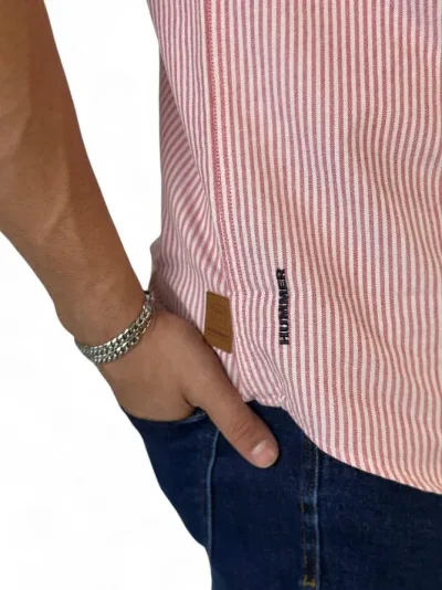 Camisa Hummer para caballero BS03-OR-RD