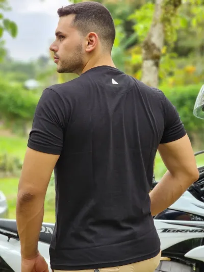 Camiseta Hummer para caballero color negro