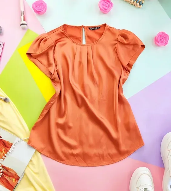 Blusa para dama color naranja