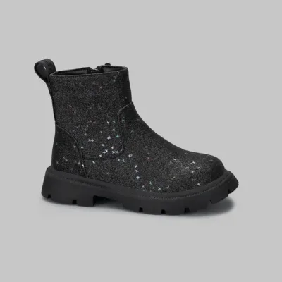 Botines Coral Yoko Black  Glitter para dama
