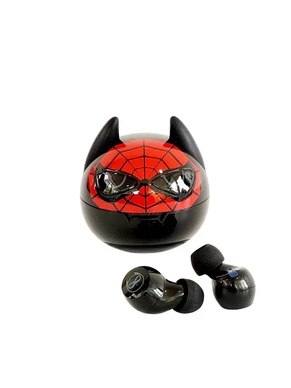 Audífonos inalámbricos diseño del Hombre Araña multicolor