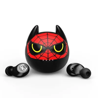 Audífonos inalámbricos diseño del Hombre Araña multicolor