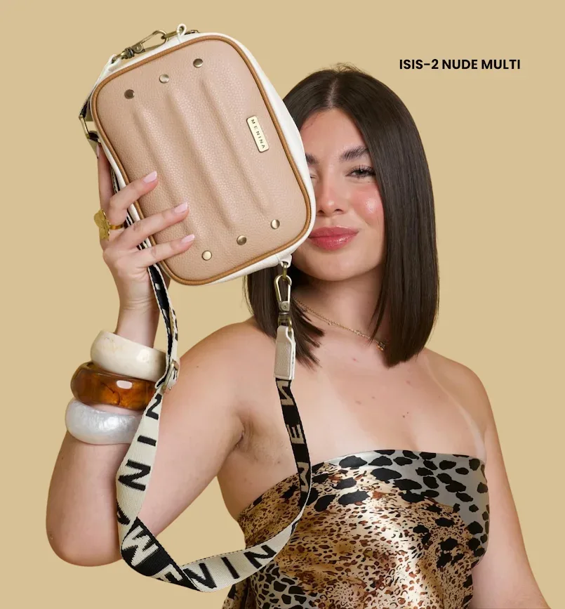 Bolso Menina para dama ISIS-2 NUDE MULTI