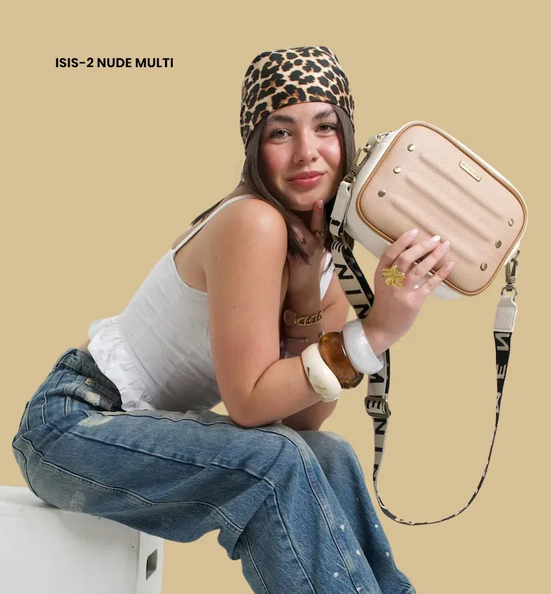 Bolso Menina para dama ISIS-2 NUDE MULTI