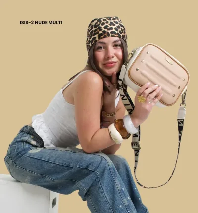 Bolso Menina para dama ISIS-2 NUDE MULTI