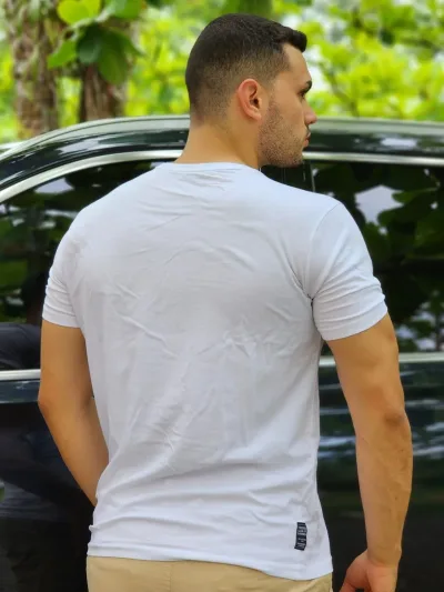 Camiseta Hummer para caballero color blanco