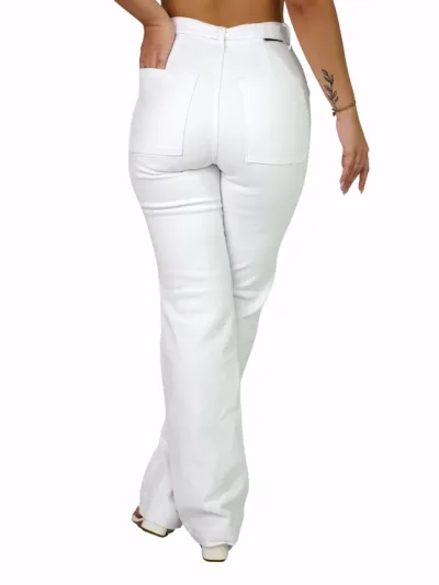 Pantalón para dama color blanco