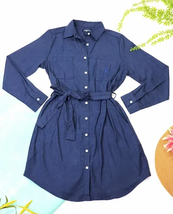 Vestido Cambridge Polo Club para dama color azul