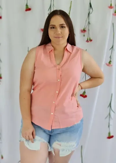 Blusa para dama color rosa