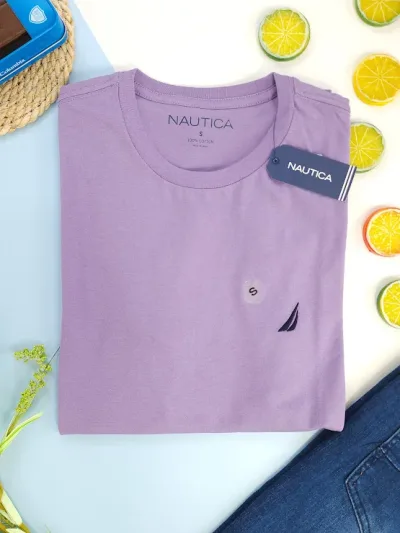Camiseta Nautica para caballero color morado