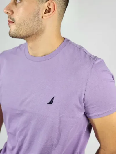 Camiseta Nautica para caballero color morado