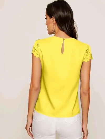 Blusa para dama color amarillo