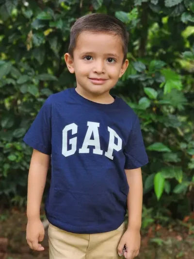 Camiseta Gap para niño color azul
