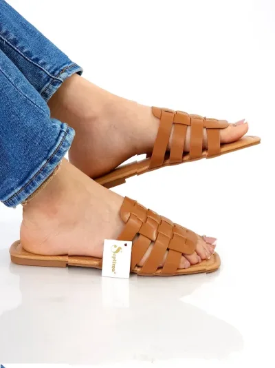 Sandalias Septima para dama color camel STORW-8