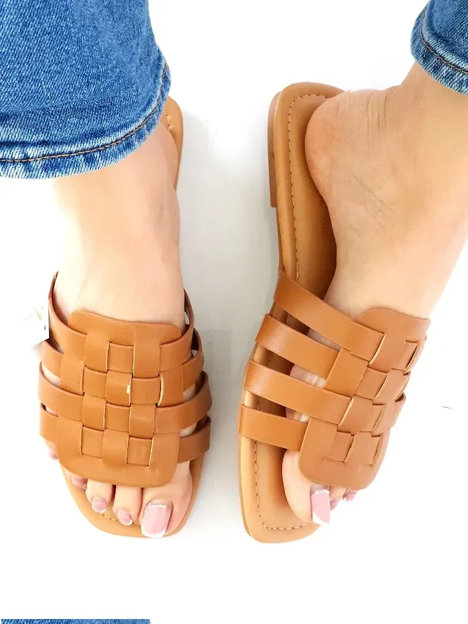 Sandalias Septima para dama color camel STORW-8