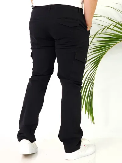 Pantalón Cargo Hummer color negro BS14-CG-BK