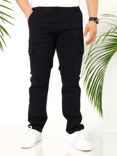 Pantalón Cargo Hummer color negro BS14-CG-BK