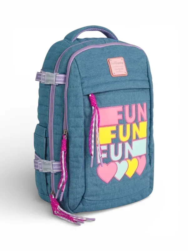 Mochila Mooving 1613326 Fun #MEZCLILLA