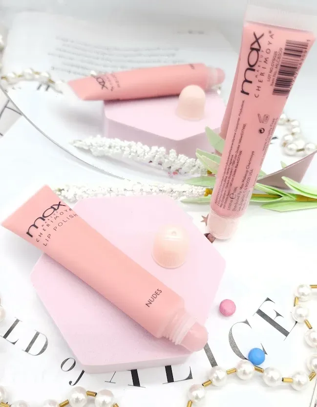 Lip gloss Max para dama color rosa viejo