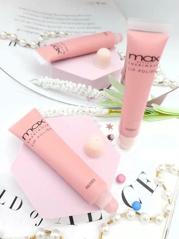 Lip gloss Max para dama color rosa viejo