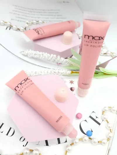 Lip gloss Max para dama color rosa viejo